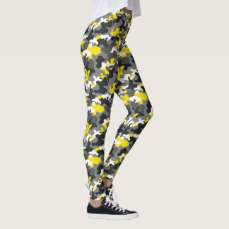 Yellow Camo Leggings 