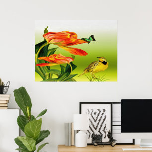 Yellow Canarie name Holly Poster