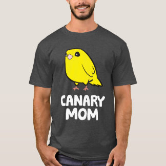 Yellow Canary Bird Canary Mom family T-Shirt