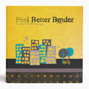 Yellow Cancer Feel Better Binder