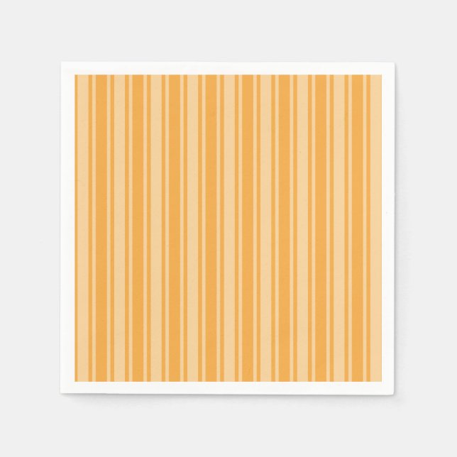 Yellow candy stripes napkin (Front)