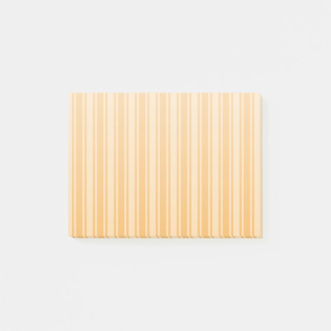 Yellow candy stripes post-it notes (Front)
