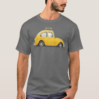 Yellow Car girl girl girl T-Shirt