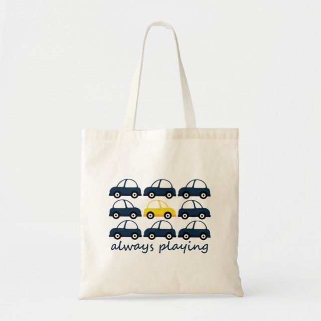 Yellow Car Tote Bag (Front)