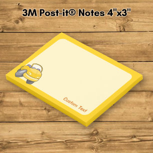 Yellow Cartoon Car Post-it Notes