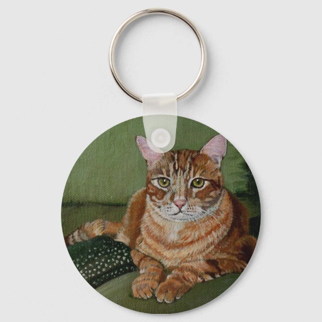 Yellow Cat Keychain (Front)