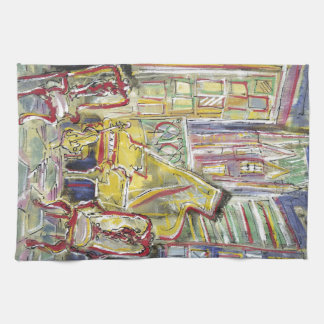 Yellow, Cello Kitchen Towel