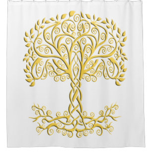 Yellow Celtic Tree Of Life