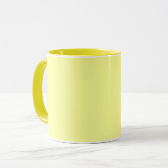 Yellow Chalk Mug (Front Left)