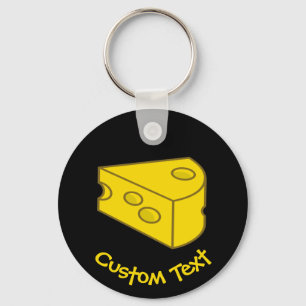 Yellow Cheese Keychain