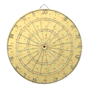 Yellow Cheese Look Dartboard