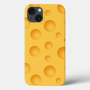 Yellow Cheese Pattern iPhone 13 Case