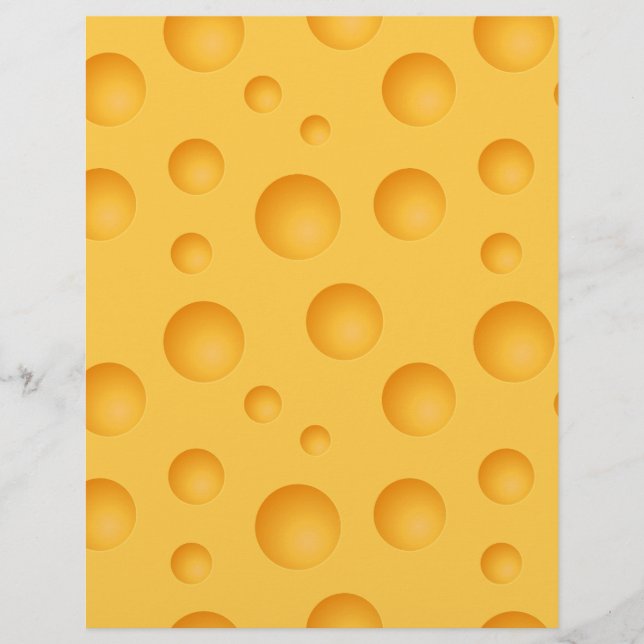 Yellow Cheese Pattern Flyer (Front)