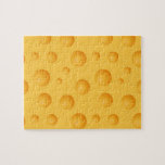 Yellow Cheese Pattern Jigsaw Puzzle<br><div class="desc">Yellow Cheese Pattern</div>