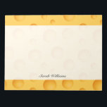 Yellow Cheese Pattern Notepad<br><div class="desc">Yellow Cheese Pattern</div>