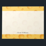 Yellow Cheese Pattern Notepad<br><div class="desc">Yellow Cheese Pattern</div>