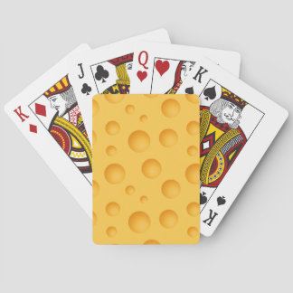 Yellow Cheese Pattern Playing Cards