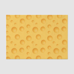 Yellow Cheese Pattern Tissue Paper