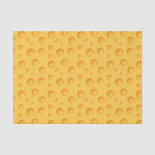 Yellow Cheese Pattern Tissue Paper
