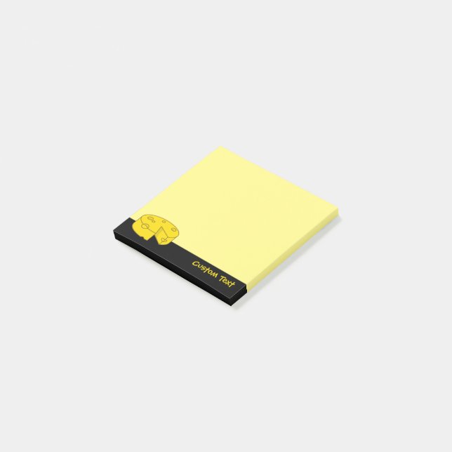 Yellow Cheese Post-it Notes (Angled)