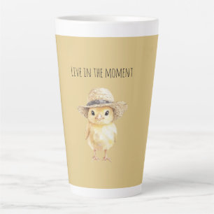 Yellow Chicken Hat Latte Mug
