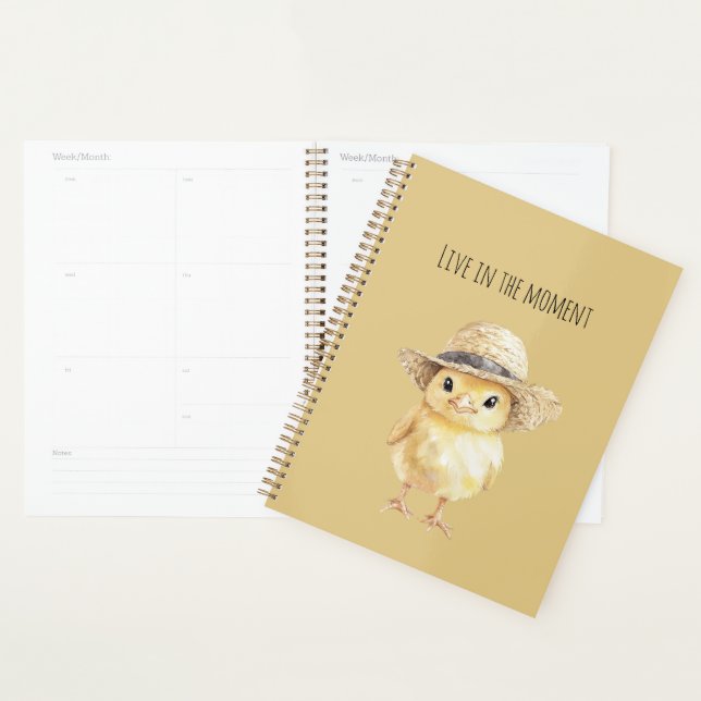 Yellow Chicken Hat Planner (Display)