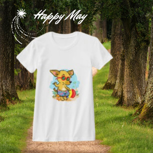  Yellow Chihuahua,  Funny Pet Dog White Colour T-Shirt