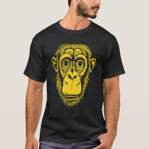 Yellow Chimpanzee Ape Not Monkey Cute Chimp T-Shirt