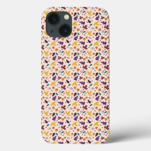 Yellow Chocolaty Leaf iPhone Case 