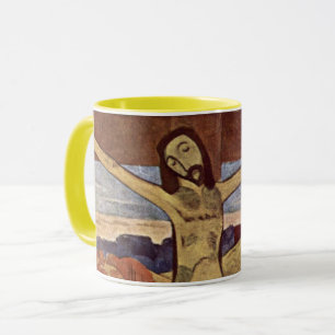 Yellow Christ by Paul Gauguin, Vintage Fine Art Mug