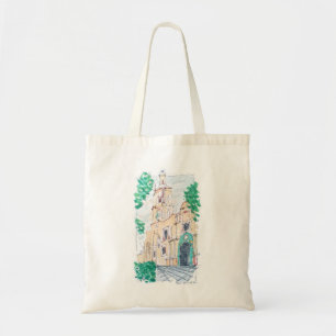 Yellow Church Tote Bag