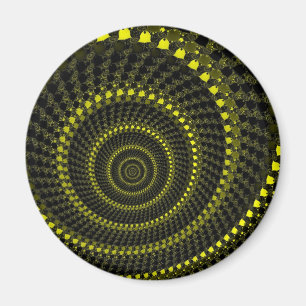 Yellow Circles Magnet
