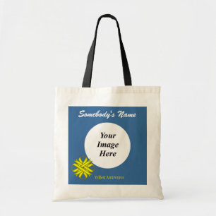 Yellow Clover Ribbon Template by Kenneth Yoncich Tote Bag