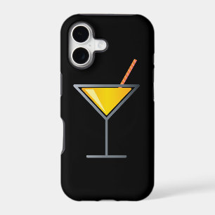 Yellow Cocktail Martini Glass