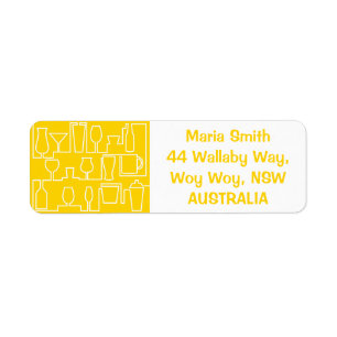 Yellow cocktail party