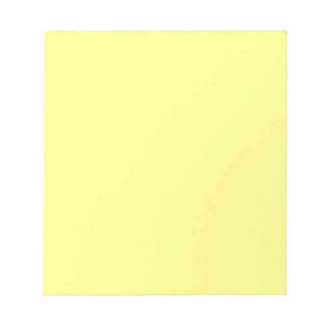 Yellow Colour Customized Designer Notepad (Front)