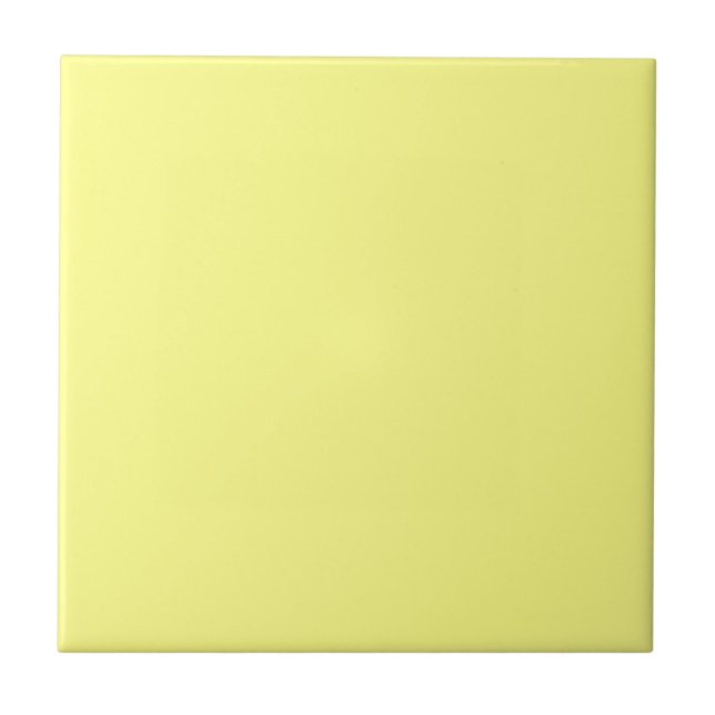 Yellow Colour Customized Designer Tile (Front)