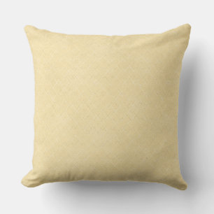 Yellow colour with faux sparkle texture throw pillow