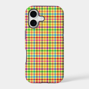 Yellow Colourful Gingham Plaid Pattern 
