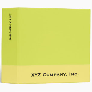 yellow colours binder