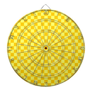 Yellow Combination  Chequerboard by ShirleyTaylor Dartboard