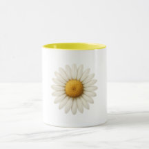 Yellow Combo Mug - Daisy Flower