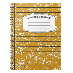 Yellow composition notebook