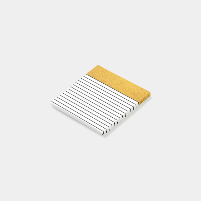 Yellow Concrete | Lined Post-it Notes (Angled)