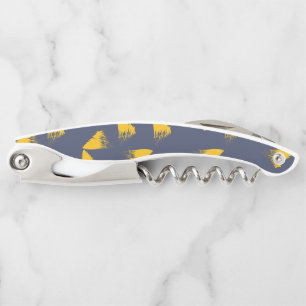 Yellow, cool, unique, trendy triangles corkscrew