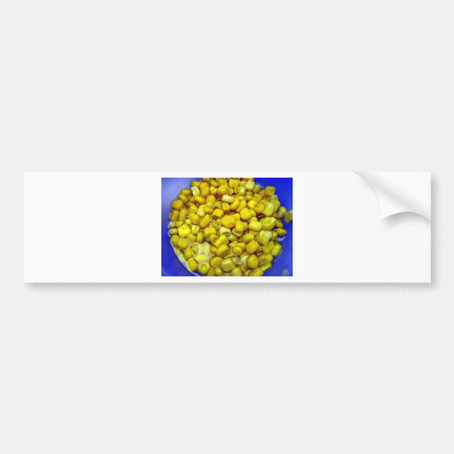 Yellow Corn Bumper Sticker (Front)