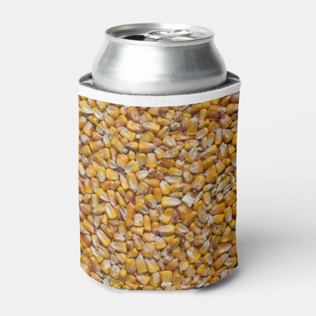 Yellow corn can cooler (Can Front)