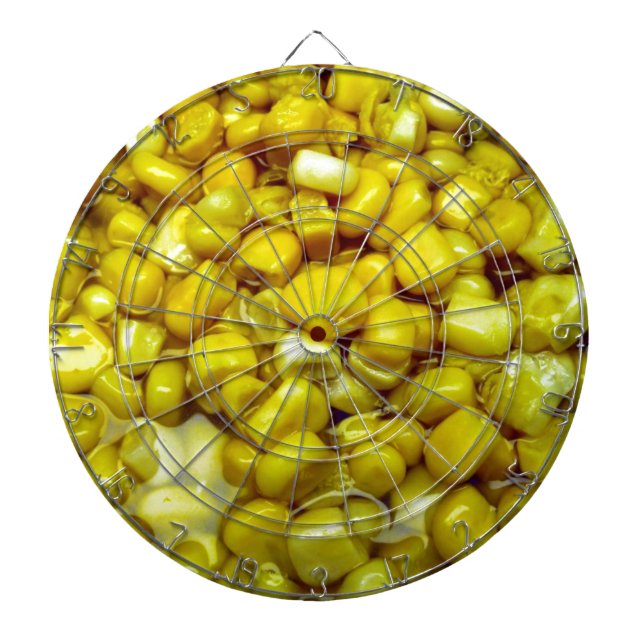 Yellow Corn Dartboard (Front)