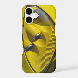 Yellow Corvette Z06 Headlight Close-up