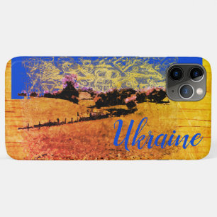 Yellow Countryside Fields Trees Blue Sky iPhone 11 Pro Max Case